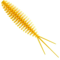 Grub Libra Lures Turbo Worm Mini, 35mm, 0.34g, Dark Yellow, 15buc/pac
