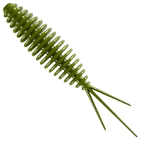 Grub Libra Lures Turbo Worm Mini, 35mm, 0.34g, Olive, 15buc/pac