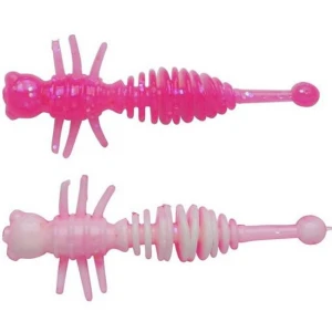 Larva BERKLEY PowerBait Power Larvae, Pink / White, 4cm, 12buc/pac Larva BERKLEY PowerBait Power Larvae, Pink / White, 4cm, 12buc/pac