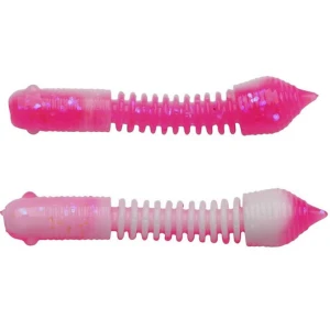 Larva BERKLEY PowerBait Power Pillar, Pink / White, 4cm, 12buc/pac
