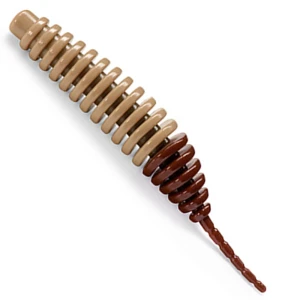 Naluca FISHUP Trout Series Tanta Garlic, 5cm, Coffee Milk Earthworm, 9buc/pac