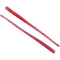 Vierme Live Target Finesse Worm, Red / Red, 14cm, 14g, 10buc/pac