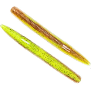 Vierme LIVE TARGET Stick Worm, Chart / Brown, 7.6cm, 7.6g, 10buc/pac