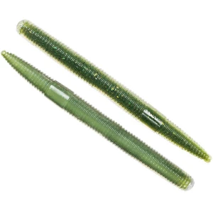 Vierme LIVE TARGET Stick Worm, Green / Cream, 12.5cm, 12.7g, 8buc/pac Vierme LIVE TARGET Stick Worm, Green / Cream, 12.5cm, 12.7g, 8buc/pac