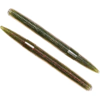 Vierme LIVE TARGET Stick Worm, Green / Red, 10.2cm, 10g, 8buc/pac