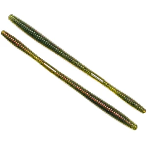 Vierme LIVE TARGET Straight Worm, Green / Red, 14cm, 14g, 10buc/pac