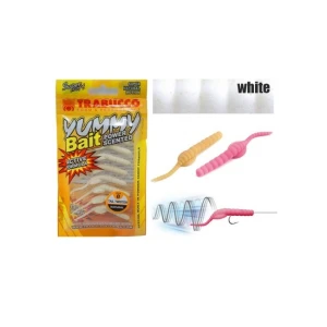 YUMMY TRABUCCO  BAIT TAIL DANCER 3CM 8 BUC/PLIC ALB YUMMY TRABUCCO  BAIT TAIL DANCER 3CM 8 BUC/PLIC ALB