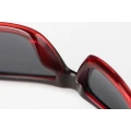 OCHELARI POLARIZATI FOX RAGE Transparent Red/Black Sunglasses Grey Lense