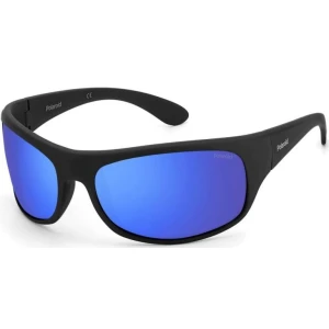 Ochelari de Soare POLAROID 07886 0VK/5X Unisex, 66mm, Negru-Albastru