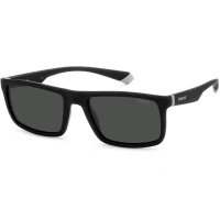 Ochelari de Soare POLAROID PLD 2134/S 08A/M9, 56mm, Negru-Gri