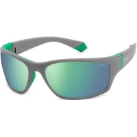 Ochelari de Soare POLAROID PLD 2135/S CLP/C3, 65mm, Gri-Verde