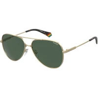 Ochelari De Soare Polaroid Pld6187/s J5g/uc, 60mm, Auriu-verde Ochelari De Soare Polaroid Pld6187/s J5g/uc, 60mm, Auriu-verde