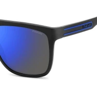 Ochelari De Soare Polaroid Unisex Pld 2161/s 0vk 5x 56, Matt Black Blue Eco Ochelari De Soare Polaroid Unisex Pld 2161/s 0vk 5x 56, Matt Black Blue Eco