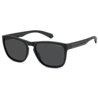 Ochelari De Soare Polaroid Unisex Pld 2161/s O6w/m9, Matte Black Grey Eco Ochelari De Soare Polaroid Unisex Pld 2161/s O6w/m9, Matte Black Grey Eco