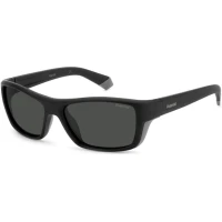 Ochelarii De Soare Polaroid Pld 7046/s 08a/m9, Rectangular, 57mm, Black-grey Ochelarii De Soare Polaroid Pld 7046/s 08a/m9, Rectangular, 57mm, Black-grey