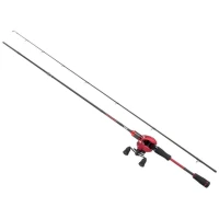 Combo Mitchell Colors Mx Casting Combo H, Red, 20-70g, 2.13m, 2seg