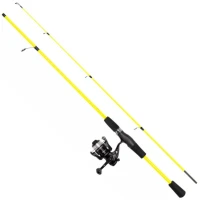 Combo Zebco Disco Spinning Yellow, Up To 30g, 1.60m, 2seg