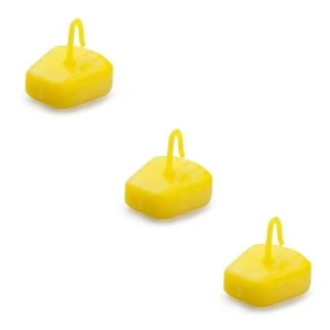 Opritoare din Silicon Mivardi Magicorn, Galben, 15buc/pac