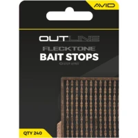 Opritoare Avid Outline Fleck Tone Bait Stops, 240buc/pac