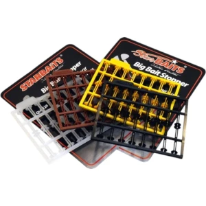 Opritoare STARBAITS Big Bait Stoper Pellet, Maro, 128buc/pac