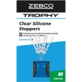Stoper ZEBCO Trophy Clear Silicone S, 30buc/pac