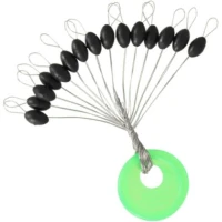 Stoppere ZEOX Silicone Black L, 15buc/pac