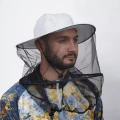 Palarie ZEOX Anti Mosquito Hat, White Palarie ZEOX Anti Mosquito Hat, White