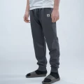 Pantaloni NASH Make It Happen Badge Joggers Grey Marl, Marime S