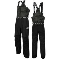Salopeta Bkk Rain Bib, Black Camo, Masura Xl