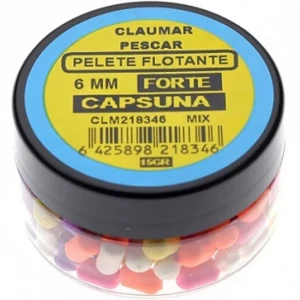 Pelete Flotante Claumar FORTE MIX Capsuna, 15g. 6mm