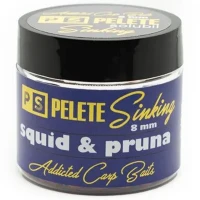 Pelete Solubile Addicted Carp Baits Sinking Dumbell, Squid & Pruna, 8mm 