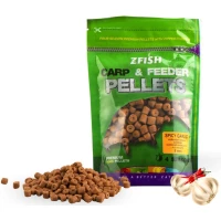 Pelete Zfish Carp & Feeder Hook Pellets, Spicy Garlic, 8mm, 200g