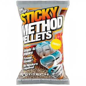 Micro Pelete BAIT TECH Sticky Method Pellets Sweet, 700g