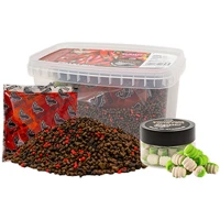 Pelete Benzar Mix Summer Pellet Box + Wafters Benzar Twister, Chilli Carnati