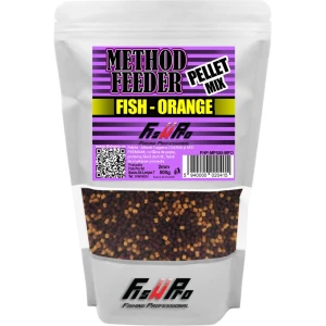 Pelete FISH PRO Method Feeder 2mm, Fish-Orange, 500g