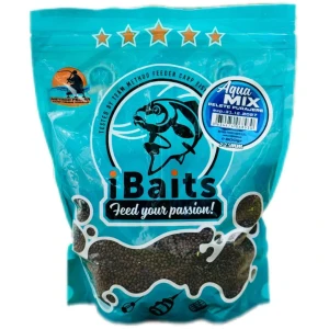Pelete IBAITS Aqua Mix Pelete Furajate, 2-2.5mm, 800g