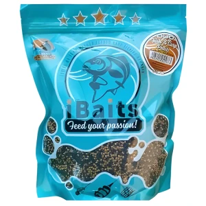 Pelete iBaits DUO Fish Carp, 2-3mm, 800g Pelete iBaits DUO Fish Carp, 2-3mm, 800g