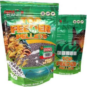 Top Feeder Senzor Pelletes Squid Capsuna, 1.5mm, 1kg  Top Feeder Senzor Pelletes Squid Capsuna, 1.5mm, 1kg