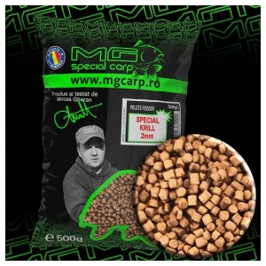PELETE MG SPECIAL CARP FEEDER 2MM KRILL 500GR PELETE MG SPECIAL CARP FEEDER 2MM KRILL 500GR