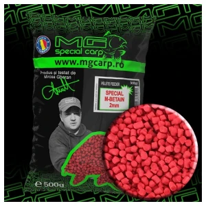 PELETE MG SPECIAL CARP FEEDER 2MM M-BETAIN 500GR PELETE MG SPECIAL CARP FEEDER 2MM M-BETAIN 500GR