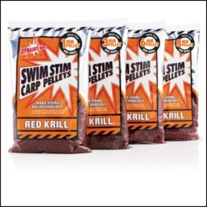 Pelete Dynamite Baits Swim Stim Red Krill Carp 900Gr 6mm Pelete Dynamite Baits Swim Stim Red Krill Carp 900Gr 6mm