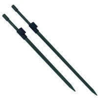 Pichet Telescopic Filfishing Aluminiu Bank Stick Cu Cap Burghiu, 50cm