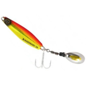 Pilker Hayabusa Jack Eye Maki Maki FS-434 Jigs, Red Gold Zebra, 30g, 6.2cm Pilker Hayabusa Jack Eye Maki Maki FS-434 Jigs, Red Gold Zebra, 30g, 6.2cm