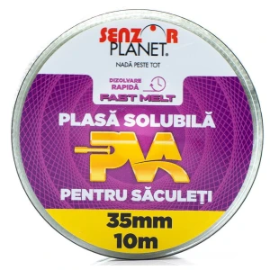 Rezerva SENZOR PVA Plasa Solubila Fast Melt, 35mm, 10m Rezerva SENZOR PVA Plasa Solubila Fast Melt, 35mm, 10m