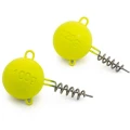 Cap Jig Fox Rage Pelagic Screws, UV Yellow, 120g, 1buc/pac Cap Jig Fox Rage Pelagic Screws, UV Yellow, 120g, 1buc/pac