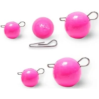 Plumbi Cheburashka Cu Agrafa Detasabila, Roz Fluo, 20g, 5buc/plic Plumbi Cheburashka Cu Agrafa Detasabila, Roz Fluo, 20g, 5buc/plic