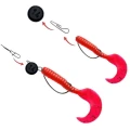 Plumbi Cheburashka Plat Orange Cu Agrafa Detasabila, Rosu, 18g, 5buc/plic Plumbi Cheburashka Plat Orange Cu Agrafa Detasabila, Rosu, 18g, 5buc/plic
