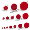Plumbi Cheburashka Plat Orange Cu Agrafa Detasabila, Rosu, 18g, 5buc/plic Plumbi Cheburashka Plat Orange Cu Agrafa Detasabila, Rosu, 18g, 5buc/plic