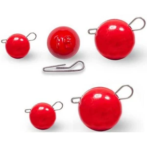 Plumbi Orange Cheburashka Cu Agrafa Detasabila, Rosu, 1g, 7buc/plic