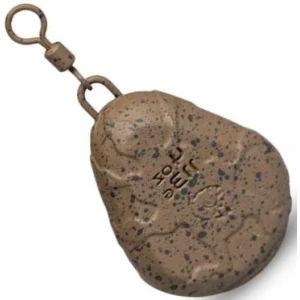 Plumb NASH Flat Pear Swivel Lead, 6oz-170g, 1buc/pac Plumb NASH Flat Pear Swivel Lead, 6oz-170g, 1buc/pac